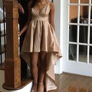 WINDSOR high-low event dress